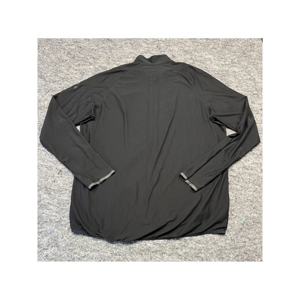 Adidas Climalite Mens Full Zip Cycling Jacket Black XL CV4764 Athletic Training
